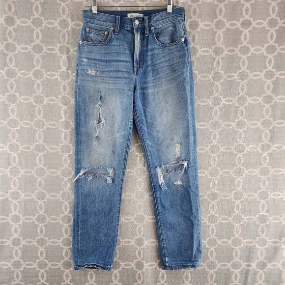 Madewell The Perfect Vintage Jean Distressed High Rise Women's Jeans 27 - Picture 1 of 12